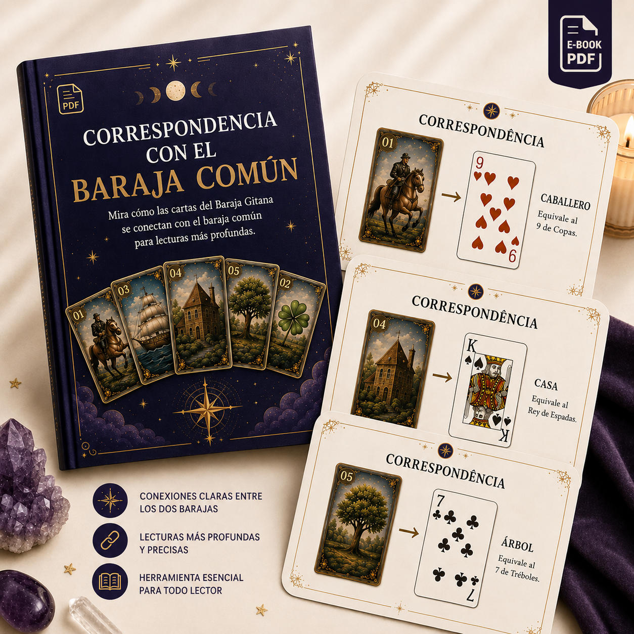 Correspondencia con la Baraja Común